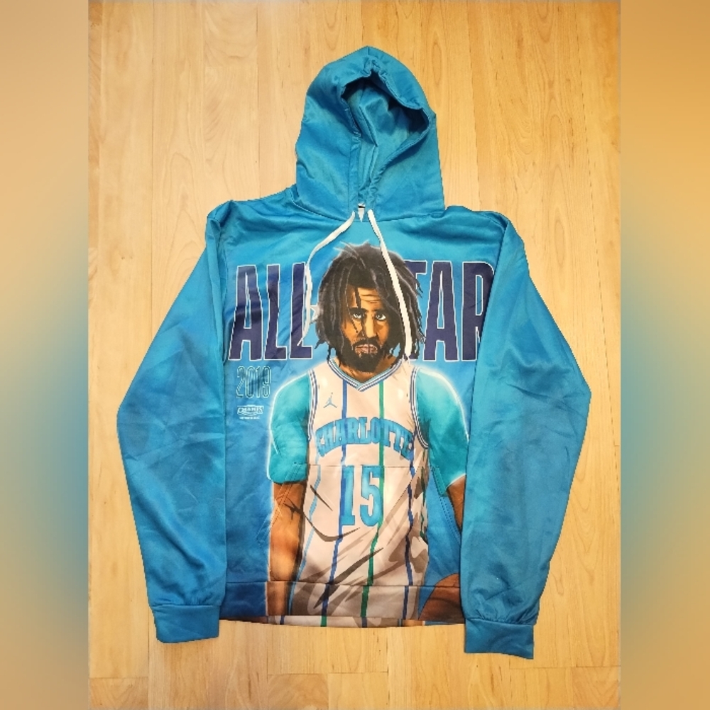 Teal All-Star Hoodie with J.Cole
